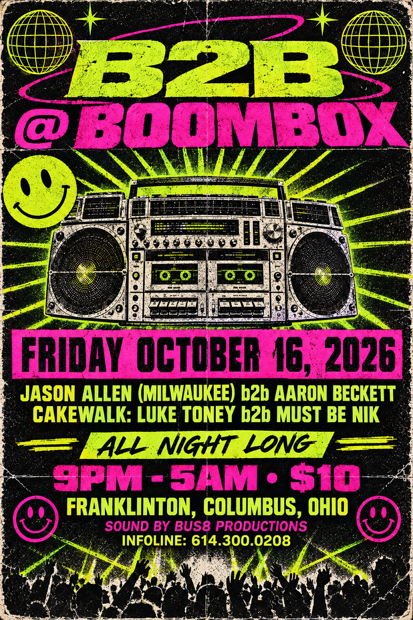Jason Allen, Aaron Beckett, Luke Toney & more at TBA - Boombox