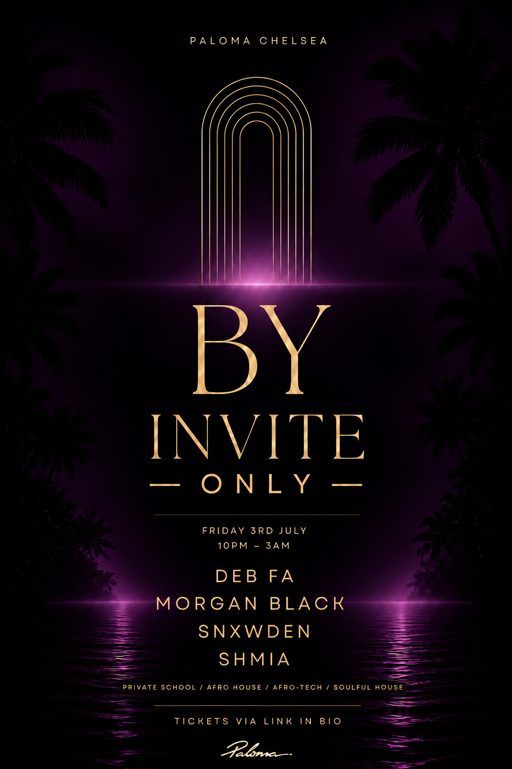 By Invite Only, Launch @ Paloma Chelsea