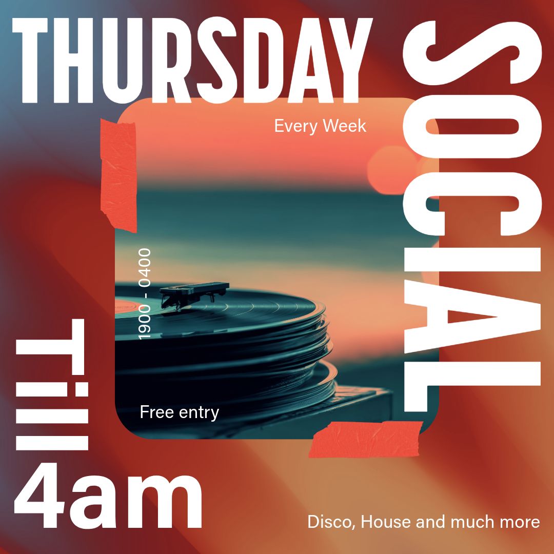 Thursday Social at Rolling Stock, Shoreditch E2 8AA