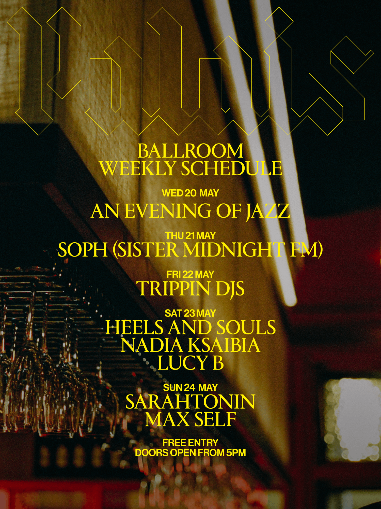 Ballroom at Palais: Heels & Souls, Nadia Ksaiba & Lucy B