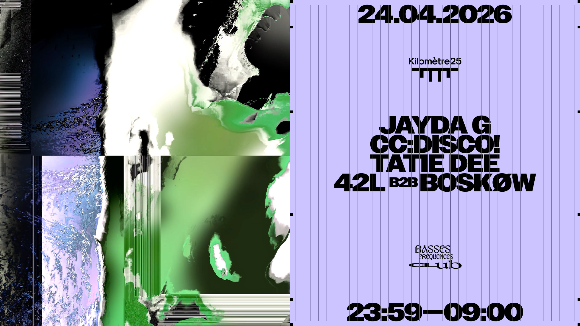 BASSES FREQUENCES: Jayda G, CC:DISCO, Tatie Dee