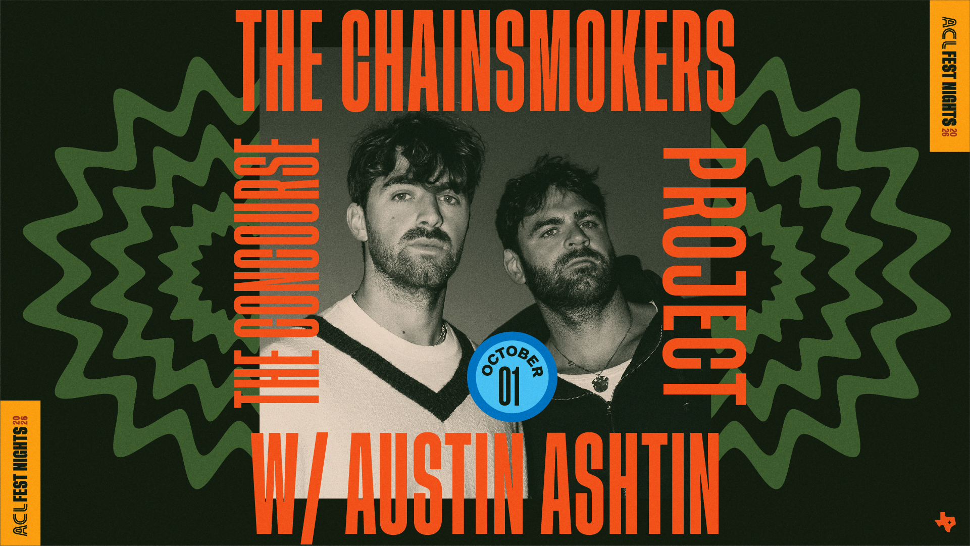Official 2026 ACL Fest Nights: The Chainsmokers