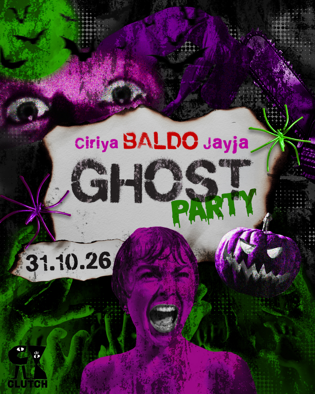 Clutch Halloween Party presents: Baldo