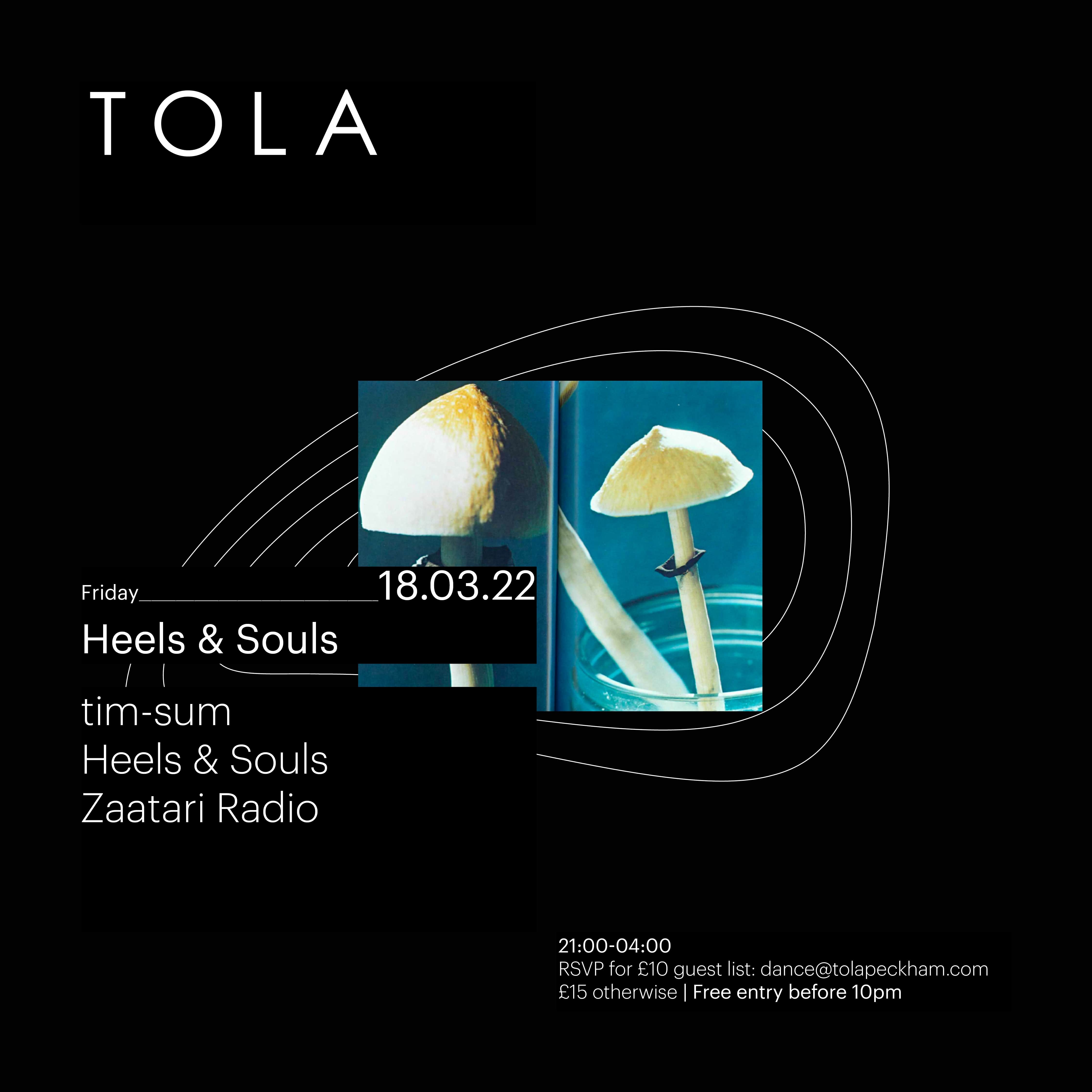 Heels & Souls: tim-sum & Zaatari Radio at Tola, London