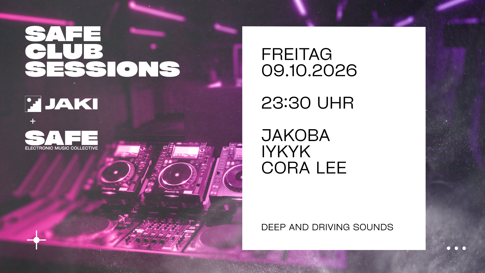 SAFE CLUB SESSIONS