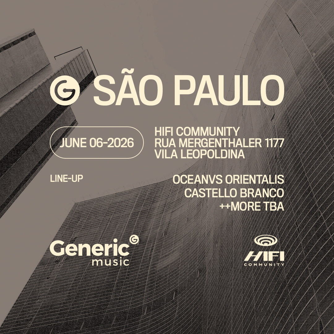 Generic Music presents: from Istanbul to São paulo