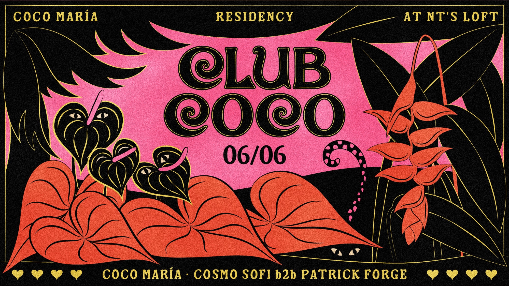 NT's Loft: Club Coco with Coco María, Cosmo Sofi & Patrick Forge - Every Saturday in June