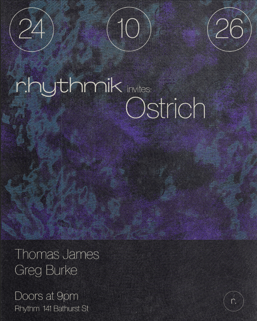 r.hythmik invites: Ostrich