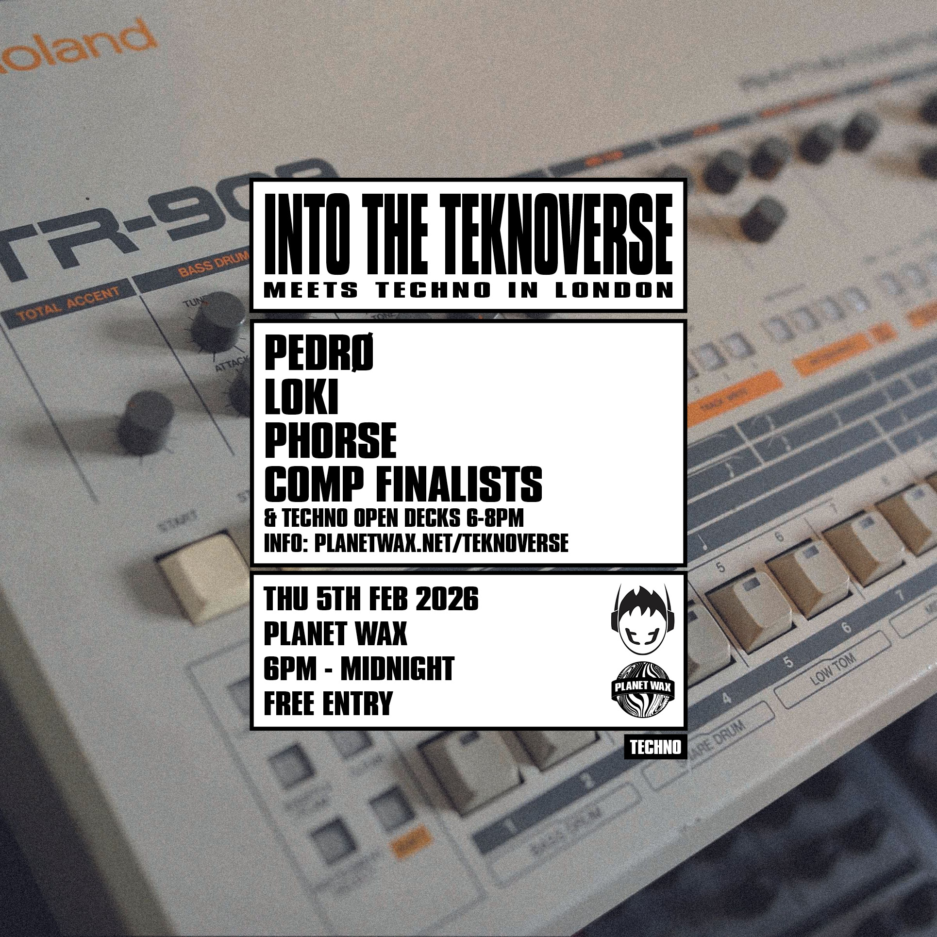Into The Teknoverse & Techno In London