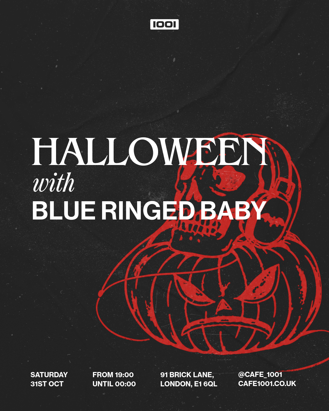 Haloween at 1001 w/ Blue Ringed Baby