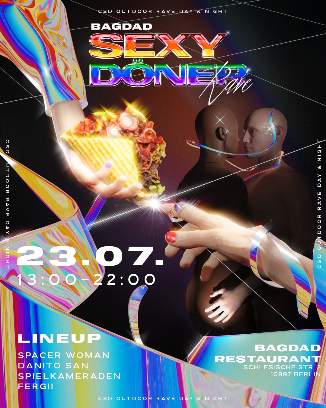 Sexy Döner Rave PRIDE//CSD SPECIAL at Bagdad Imbiss, Berlin