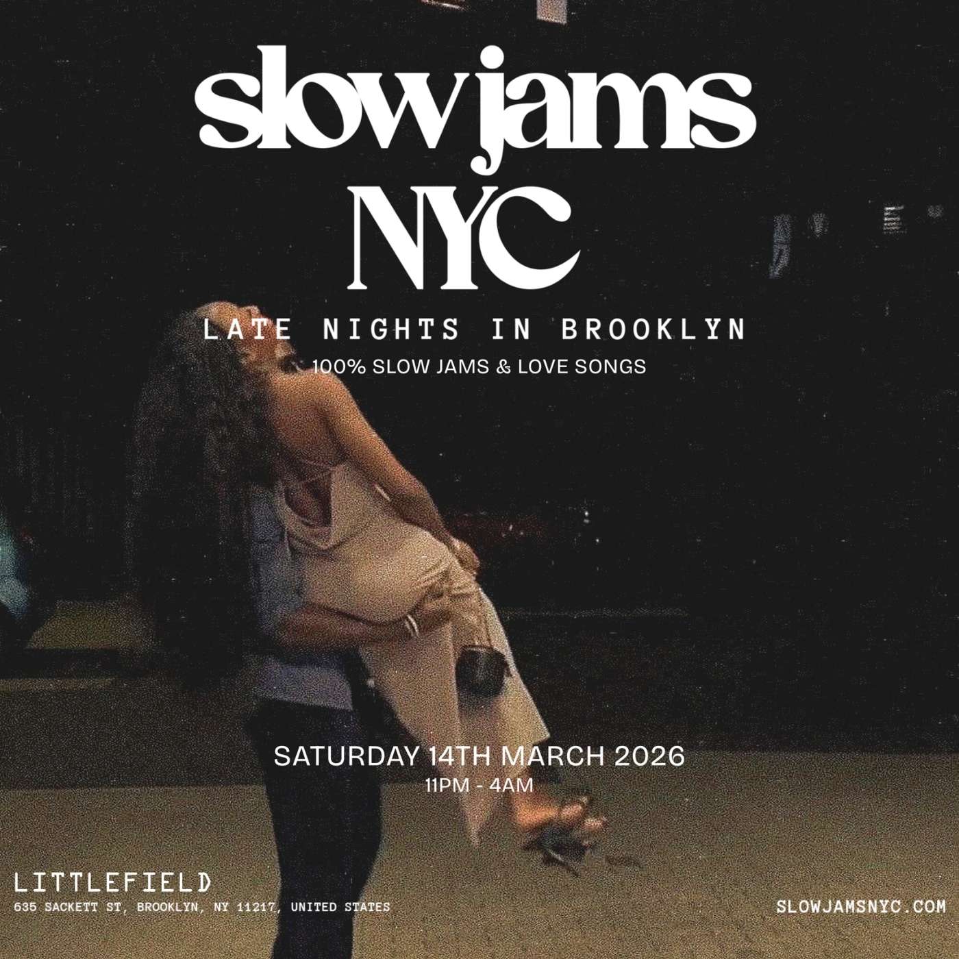 SLOW JAMS NYC - Late Night Slow Jams & RnB Party in Brooklyn
