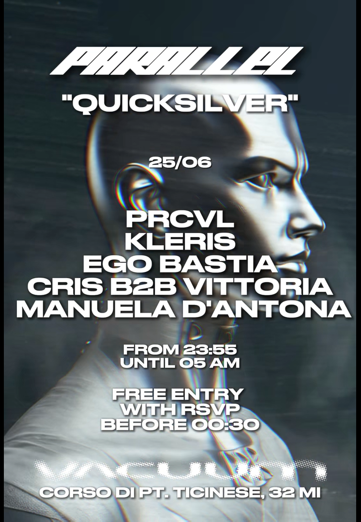 PARALLEL presents 'QUICKSILVER' Φ HARD MUSIC EVENT