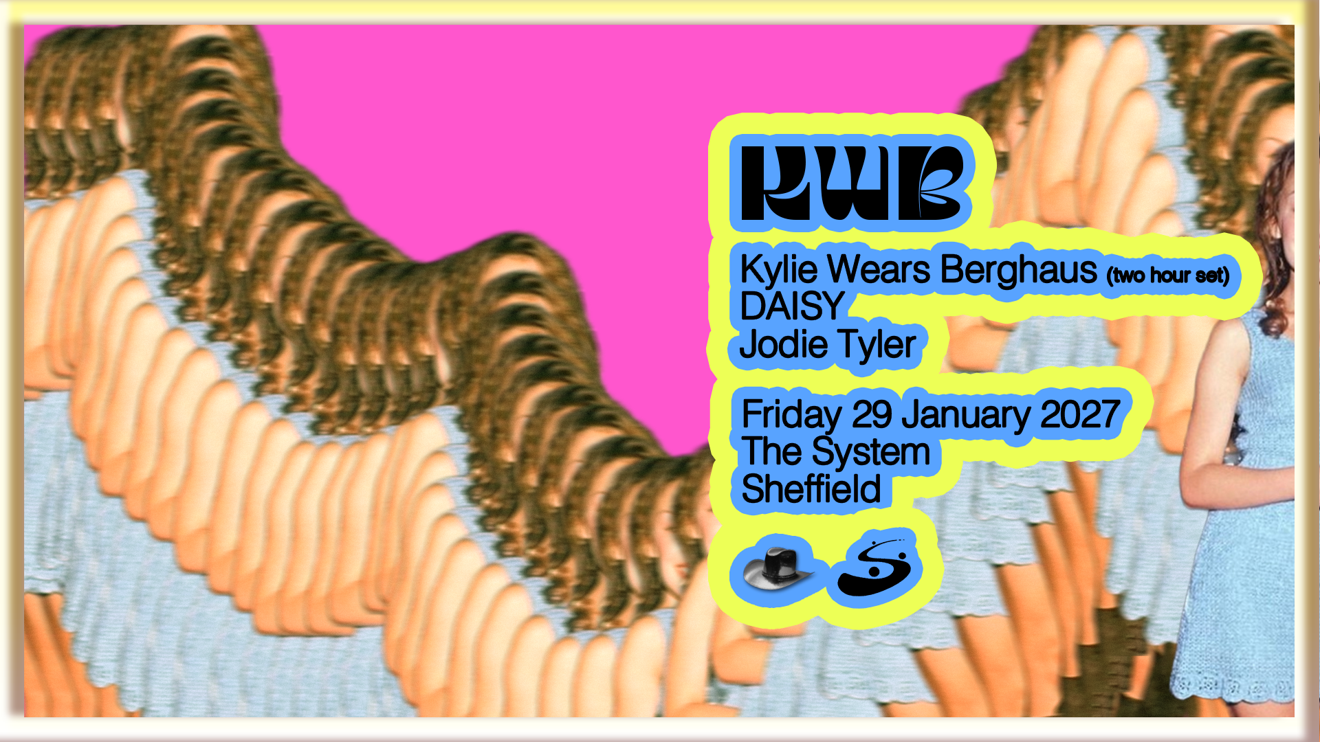 Kylie Wears Berghaus (Sheffield Debut)