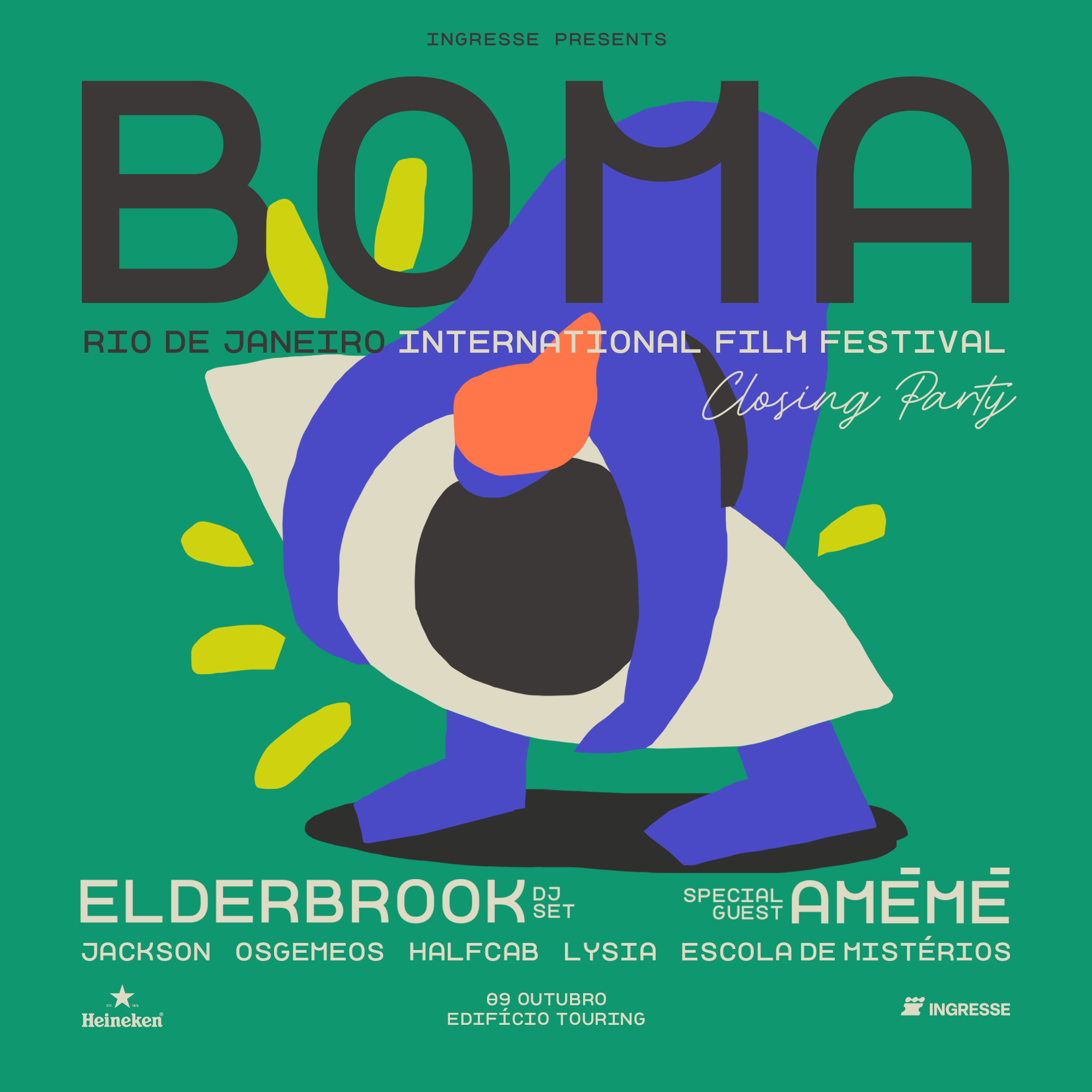 BOMA presents: RIO INTERNATIONAL FILM FESTIVAL OFFICIAL CLOSING PARTY