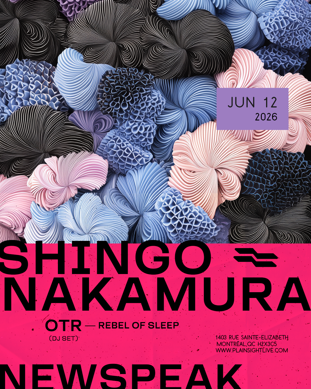 Shingo Nakamura & OTR (DJ Set) at Newspeak, Montreal