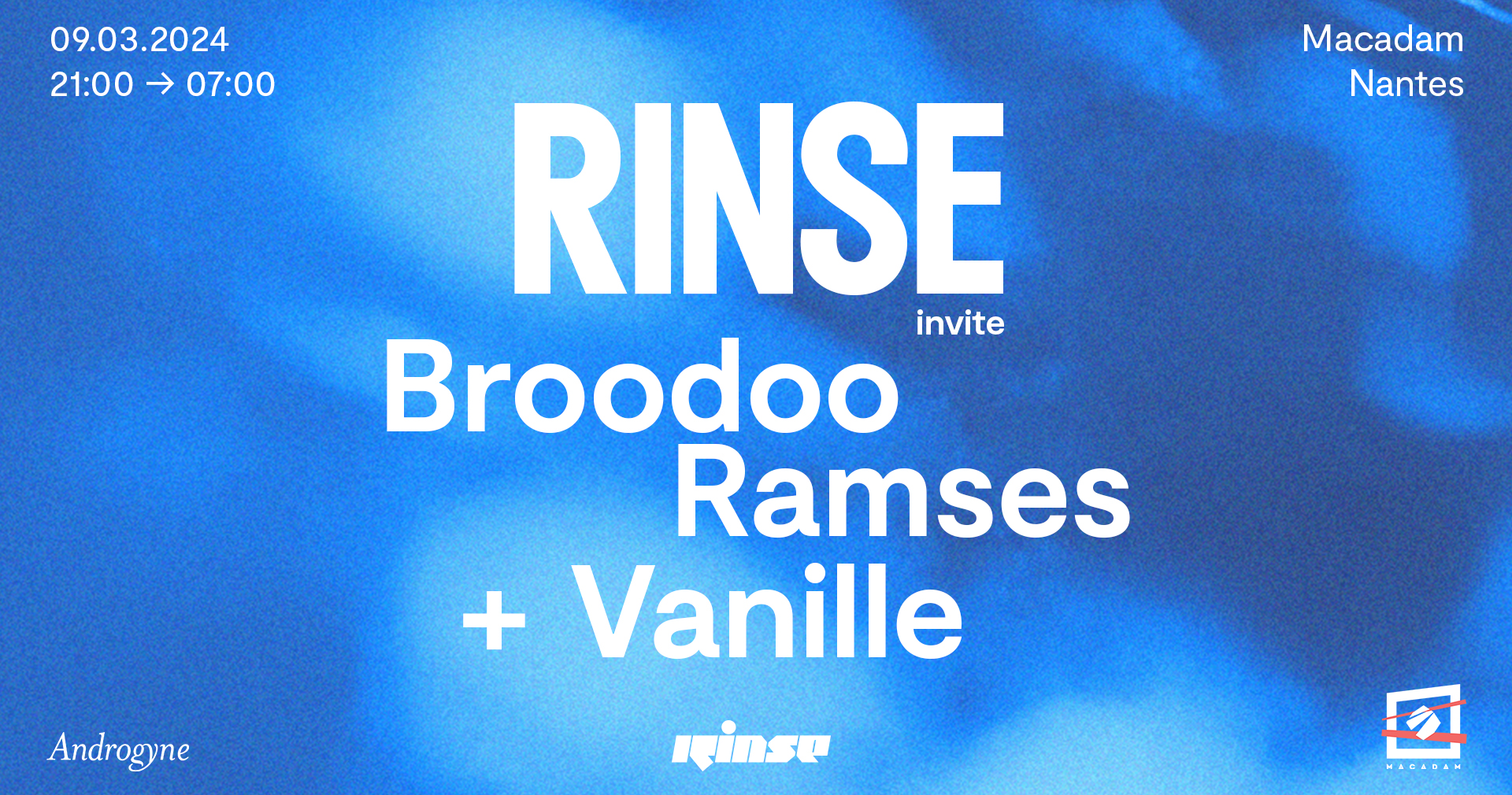 Androgyne x Rinse • Broodoo Ramses ~ Vanille