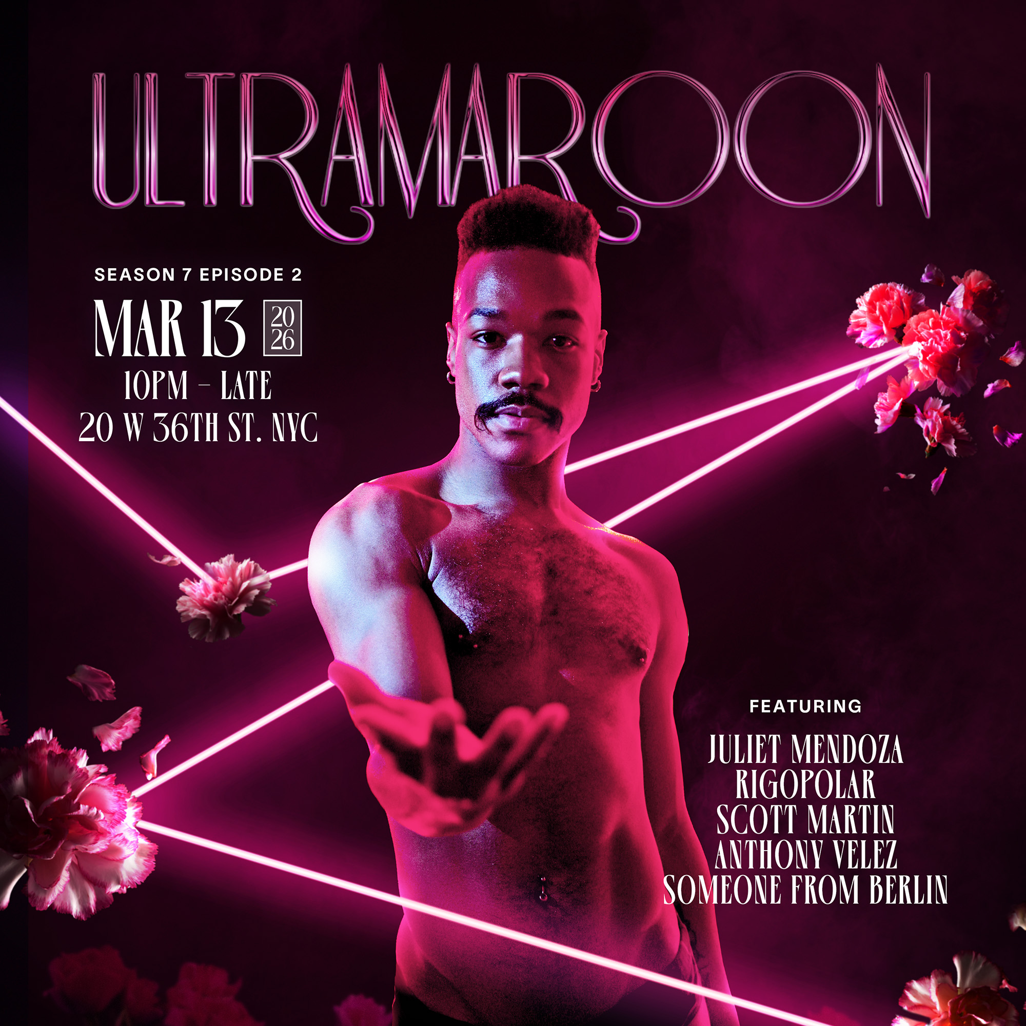 UltraMaroon with Rigopolar and Juliet Mendoza