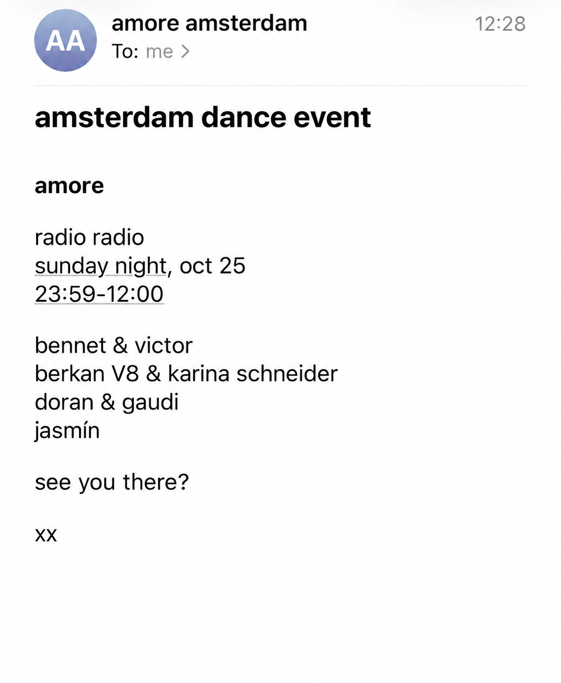 amore x radio radio | ADE night closing (12h)