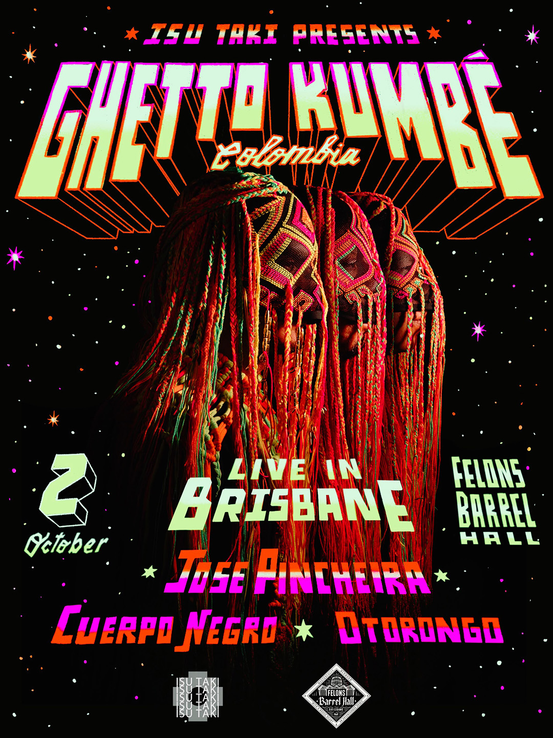 Ghetto Kumbé (Col) Live in Brisbane