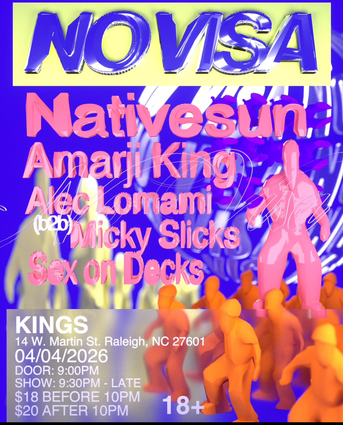 NO VISA Ft Nativesun, Amarji King, Alec lomami, Micky Slicks, Sex On Decks