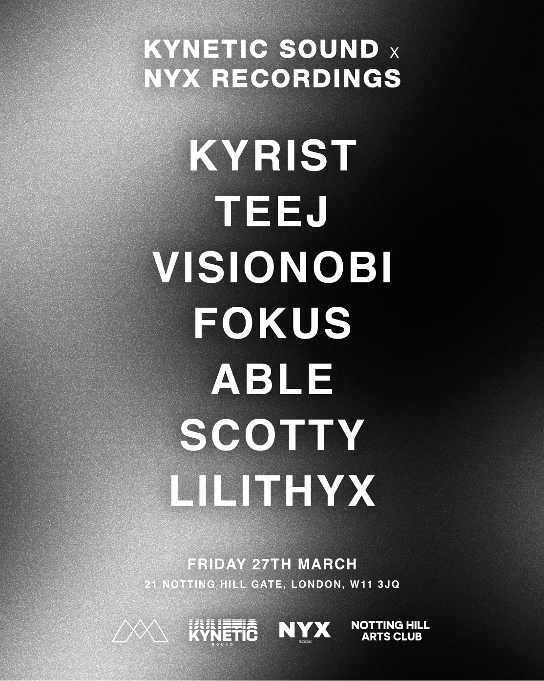 Kynetic Sound x NYX Recordings ft. Kyrist, Teej, Visionobi