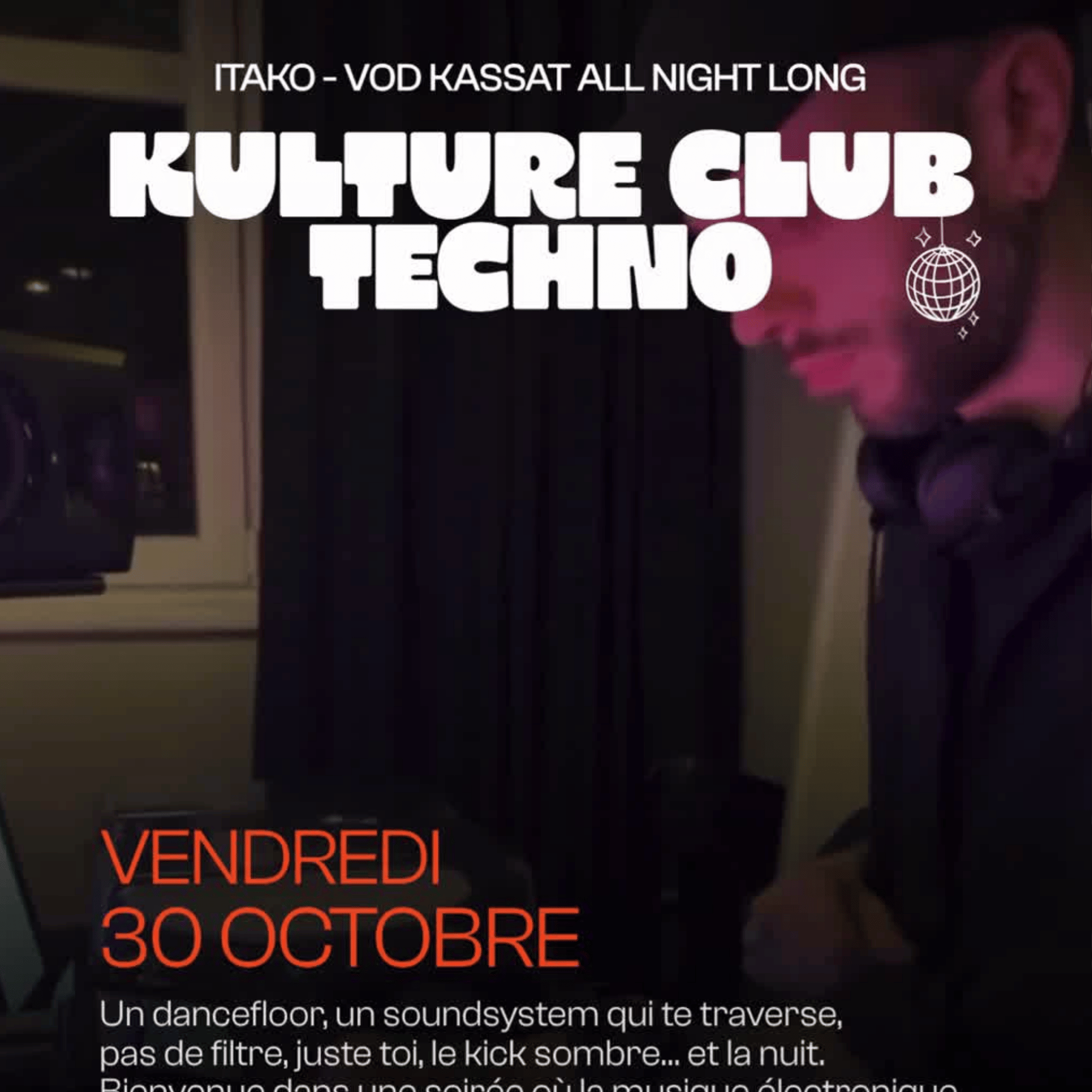 Kulture Club Techno: itako & Vos Kassat All night Long