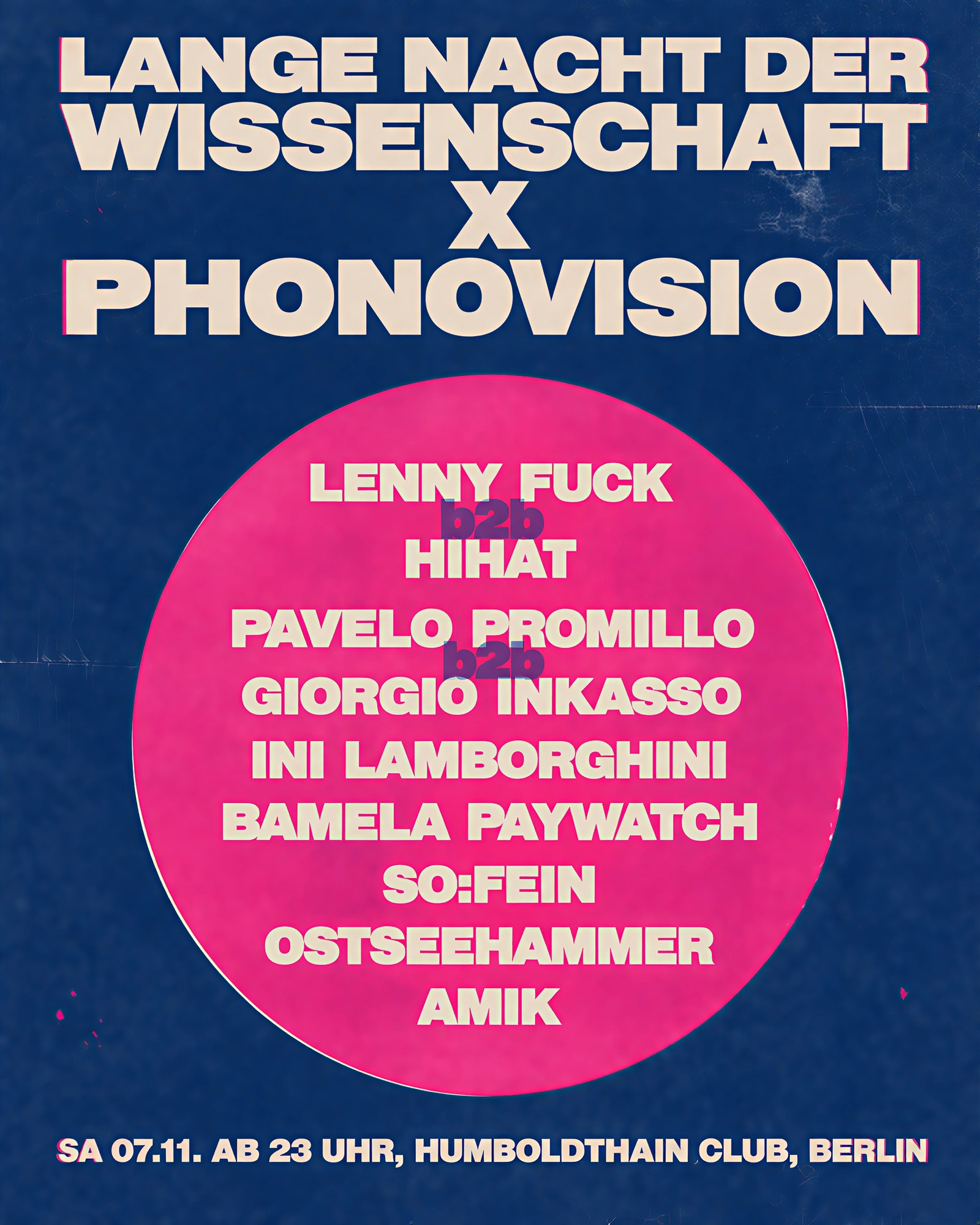 Lange Nacht der Wissenschaft X PhonoVision