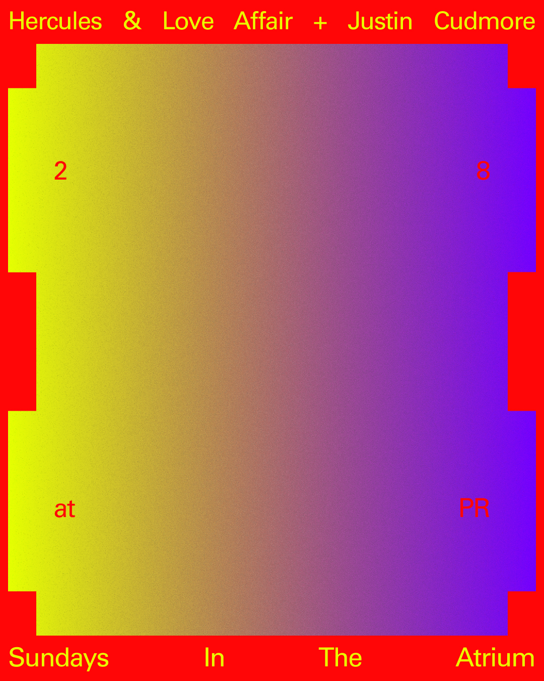 Sundays in The Atrium: Hercules & Love Affair [DJ Set] + Justin Cudmore