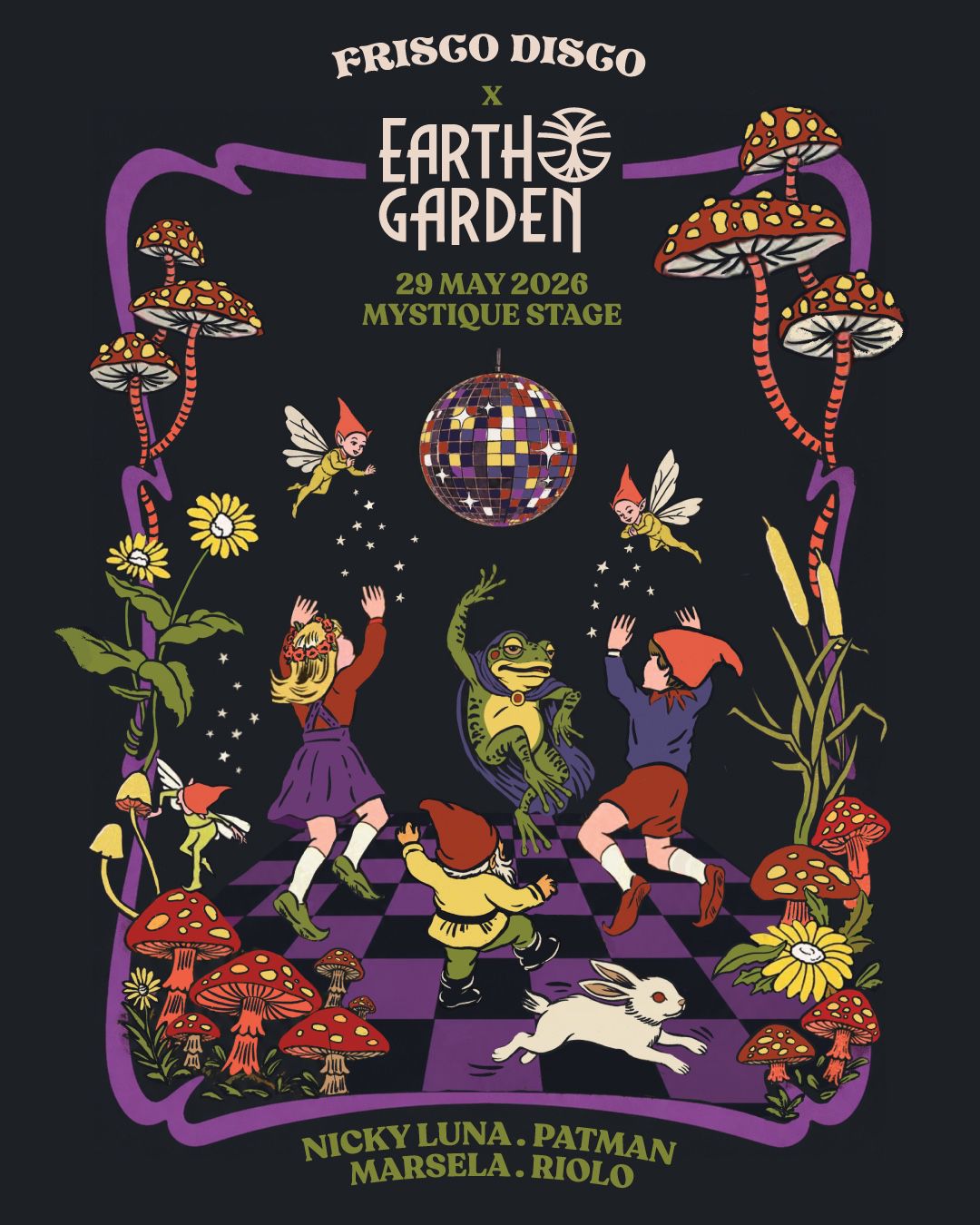 FRISCO DISCO X EARTH GARDEN event in Ta Qali National Park, Malta, Malta