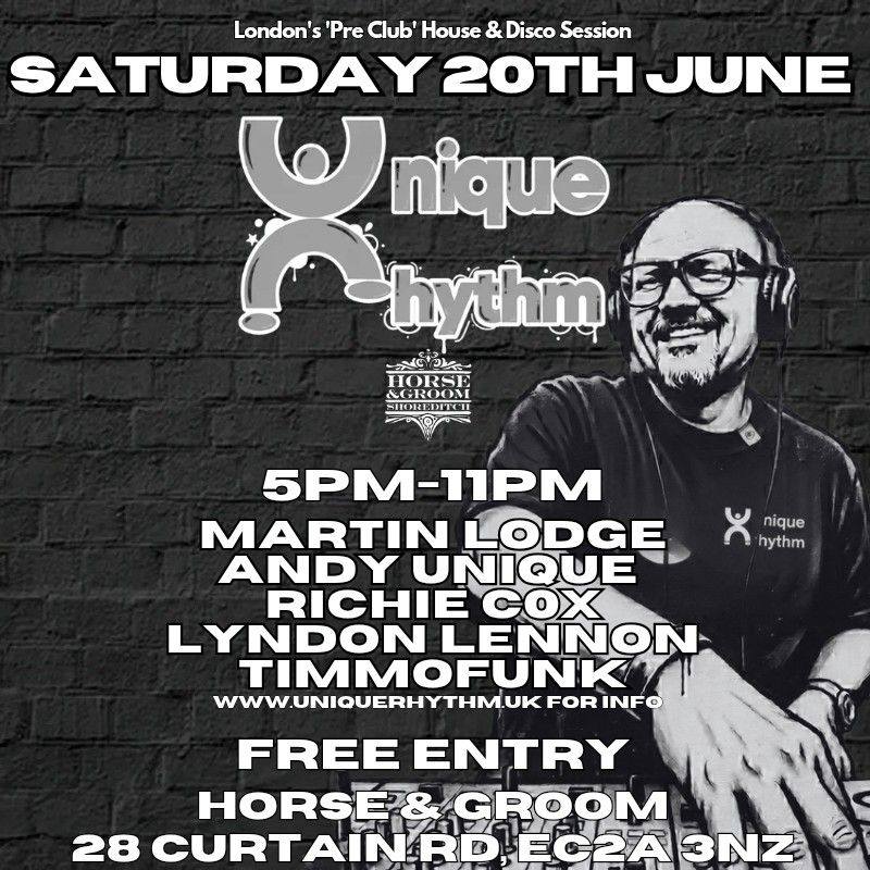 Unique Rhythm free June daytime party