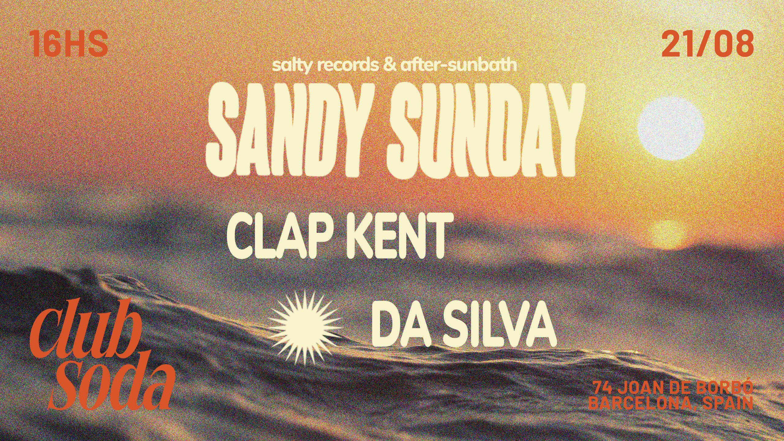 Sandy Sunday feat. Clap Kent & Da Silva at Club Soda, Barcelona