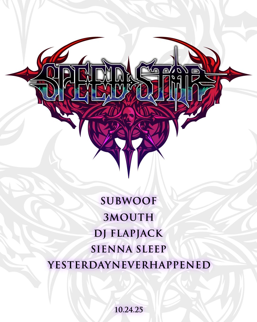 ナインスバンドT（Hump Back,SHE'll SLEEP,TETORA.) club speedstar