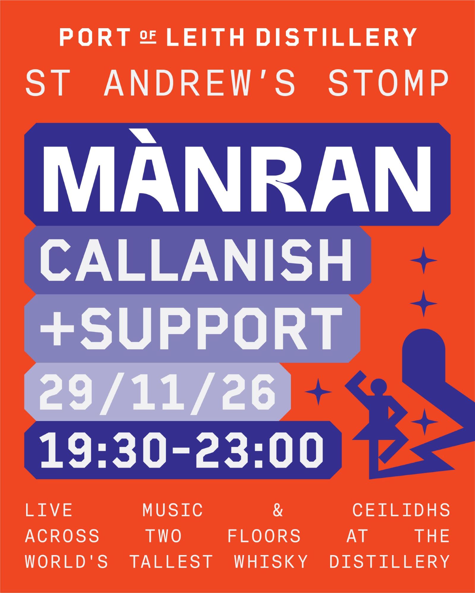St Andrew's Stomp! with Mànran
