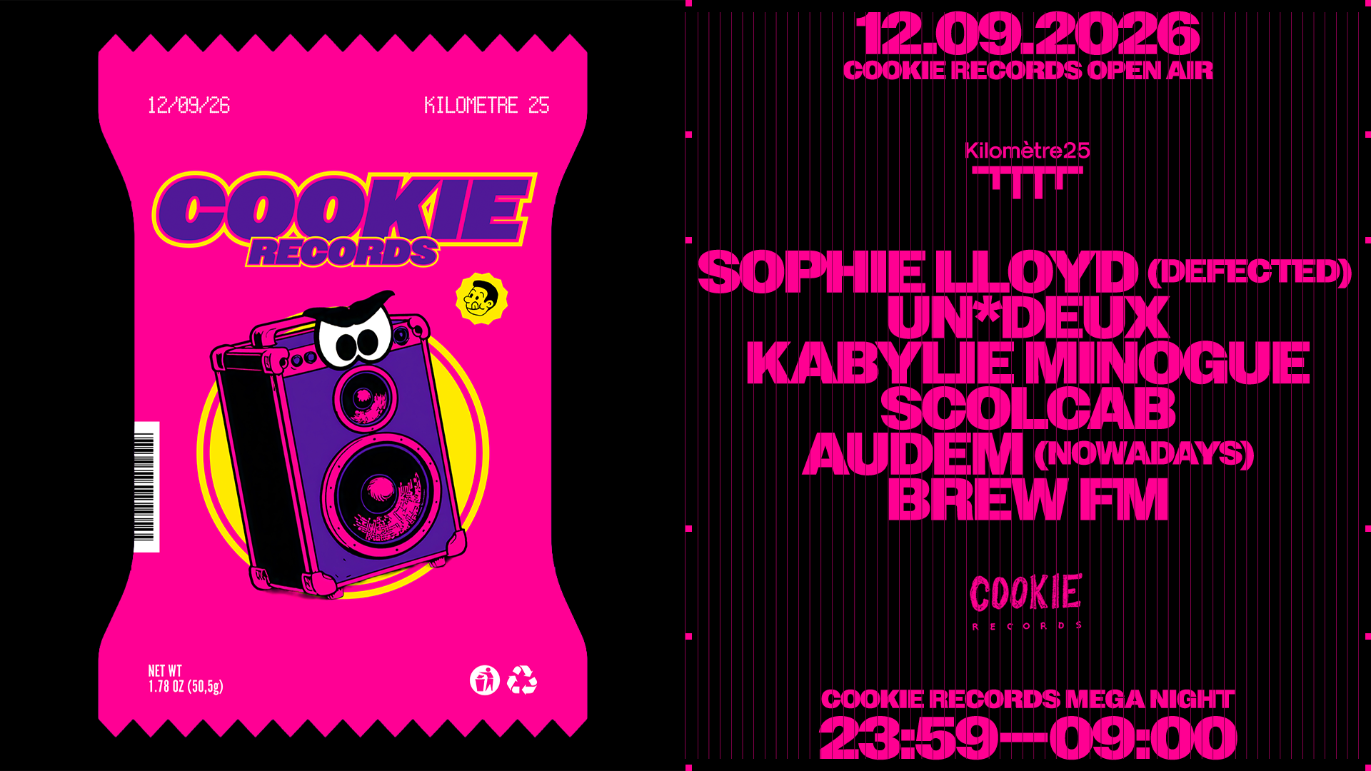 Cookie records: Sophie Lloyd, Kabylie Minogue, UN*DEUX - Kilomètre25