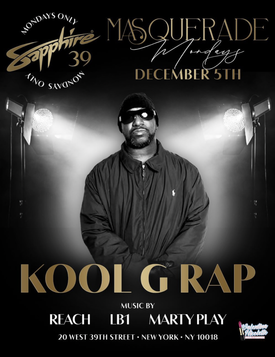 Kool G Rap will Perform at Sapphire 39 on 12/5 at Sapphire, New York