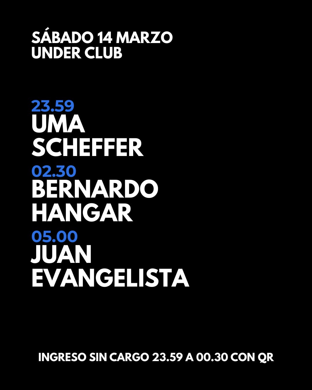 Bernardo Hangar - Juan Evangelista - UMA SHCEFFER