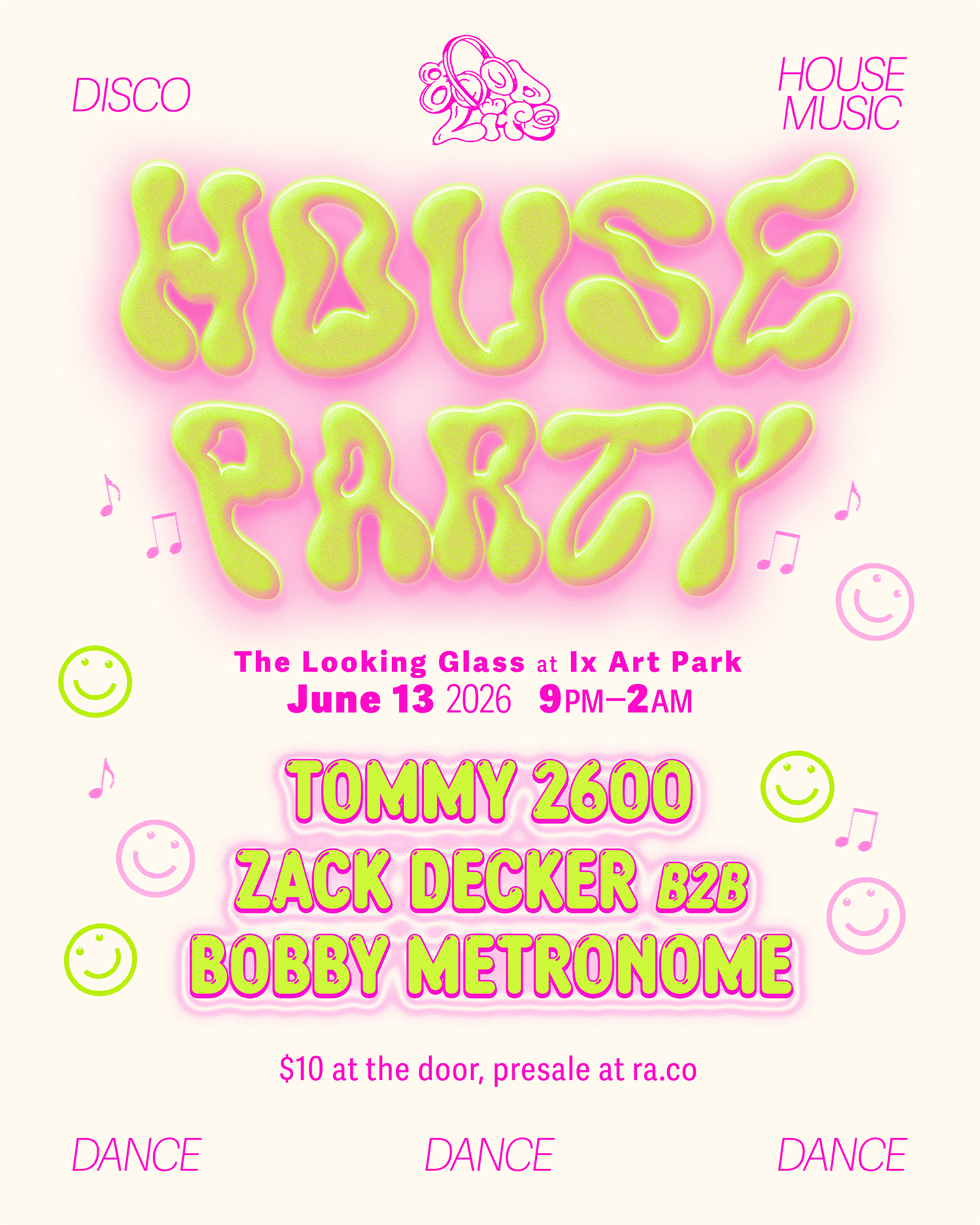 House Party at TBA - The Looking Glass at IX art park, Virginia