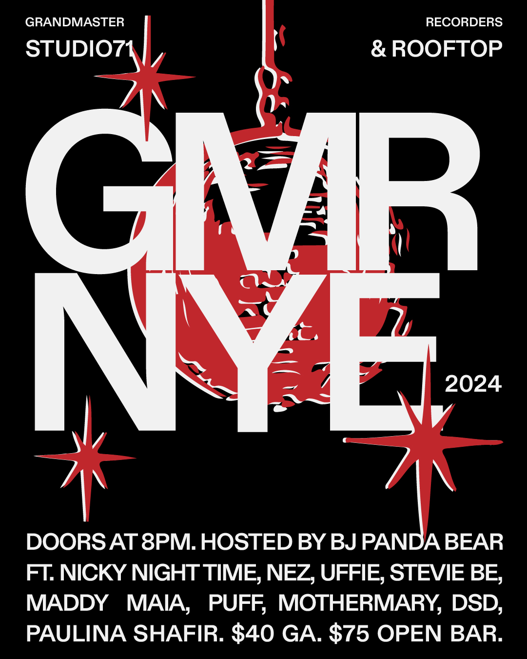 GMR NYE at Grandmaster Recorders, Los Angeles