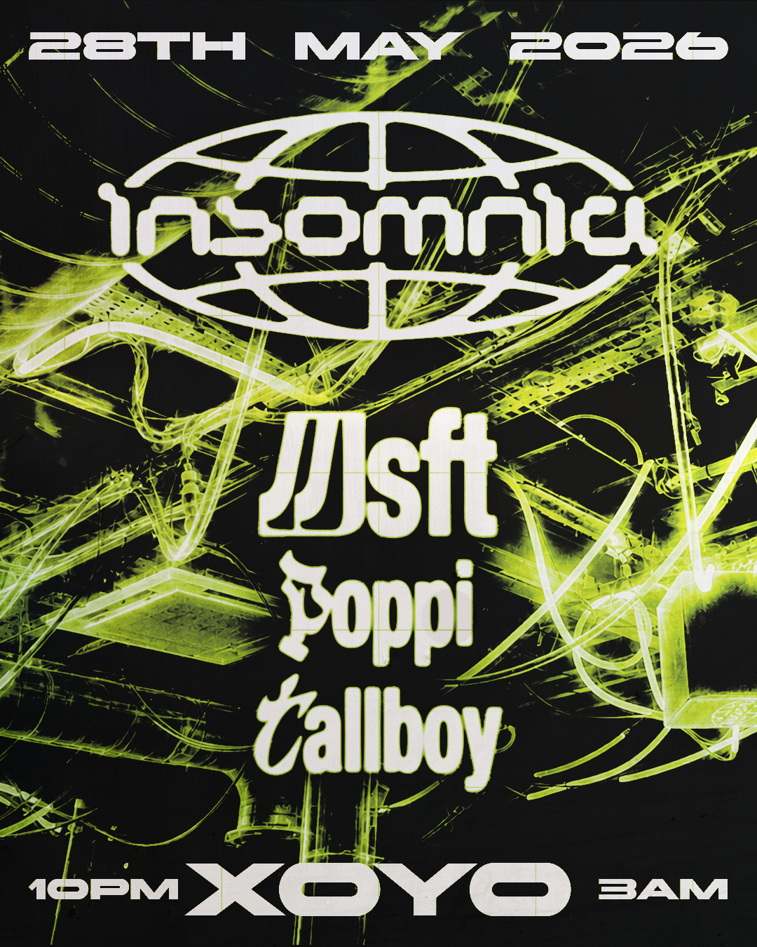 Insomnia London: msft, Tallboy, Poppi
