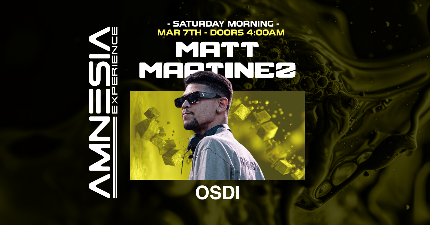 The Official After Party - Matt Martinez - Osdi