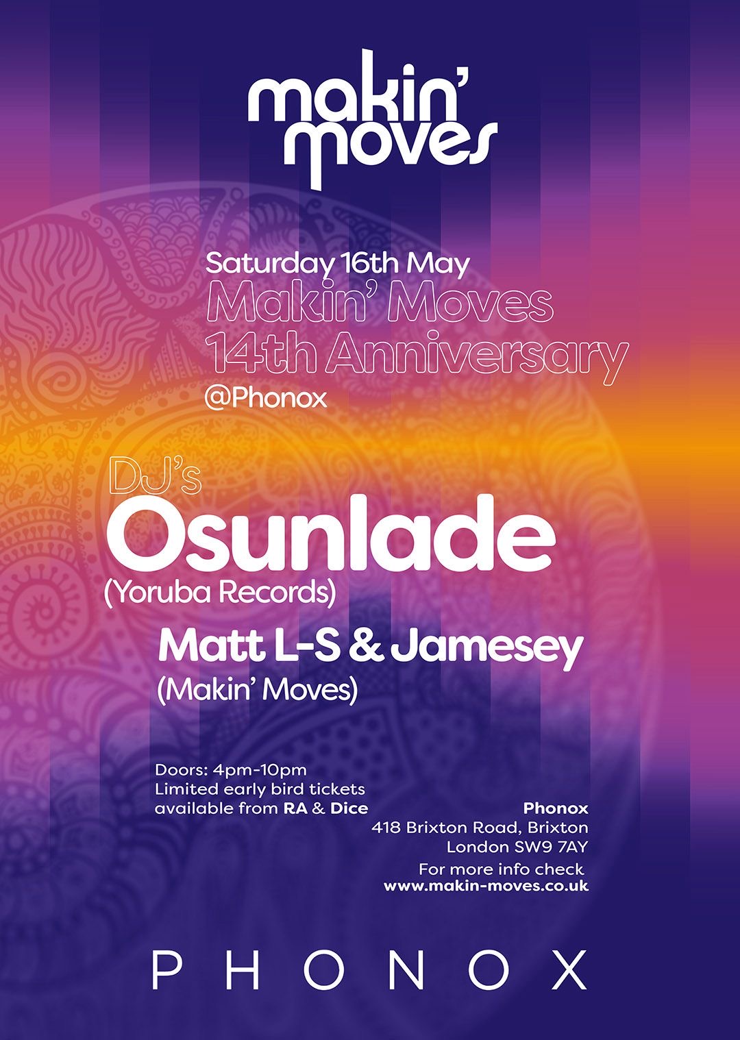 Makin' Moves 14th Anniversary: Osunlade