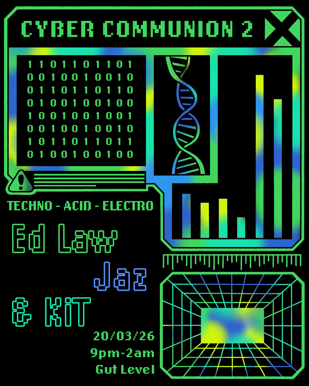 CYBER COMMUNION 2: Ed Law, Jaz & KiT