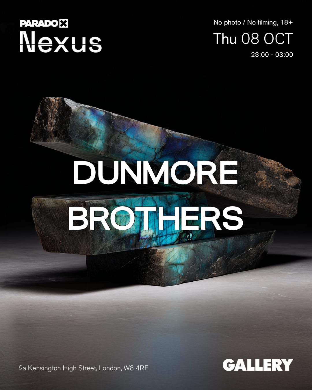 Paradox Nexus: Dunmore Brothers - Thursdays at Gallery