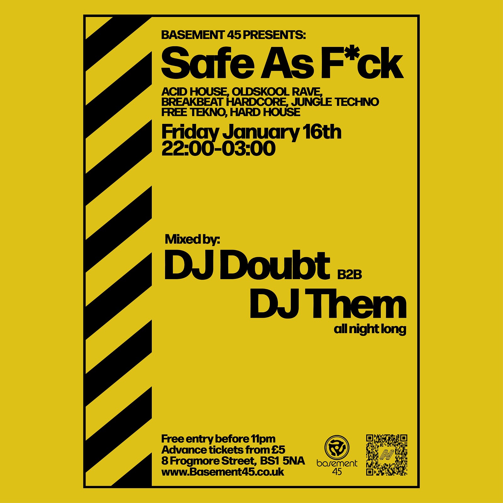Safe As F*ck: DJ Doubt b2b DJ Them