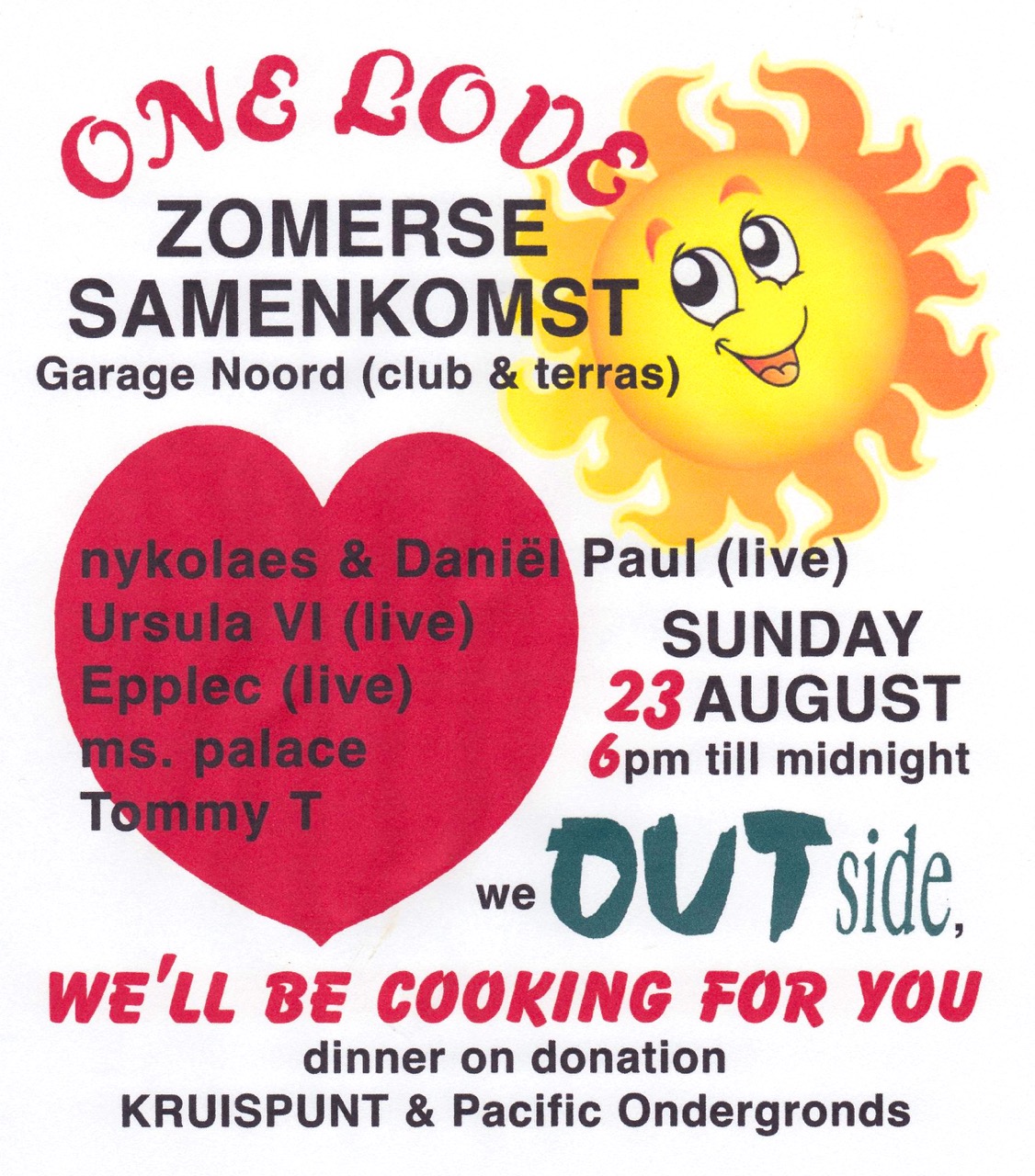 KRUISPUNT & Pacific Ondergronds: zomerse samenkomst