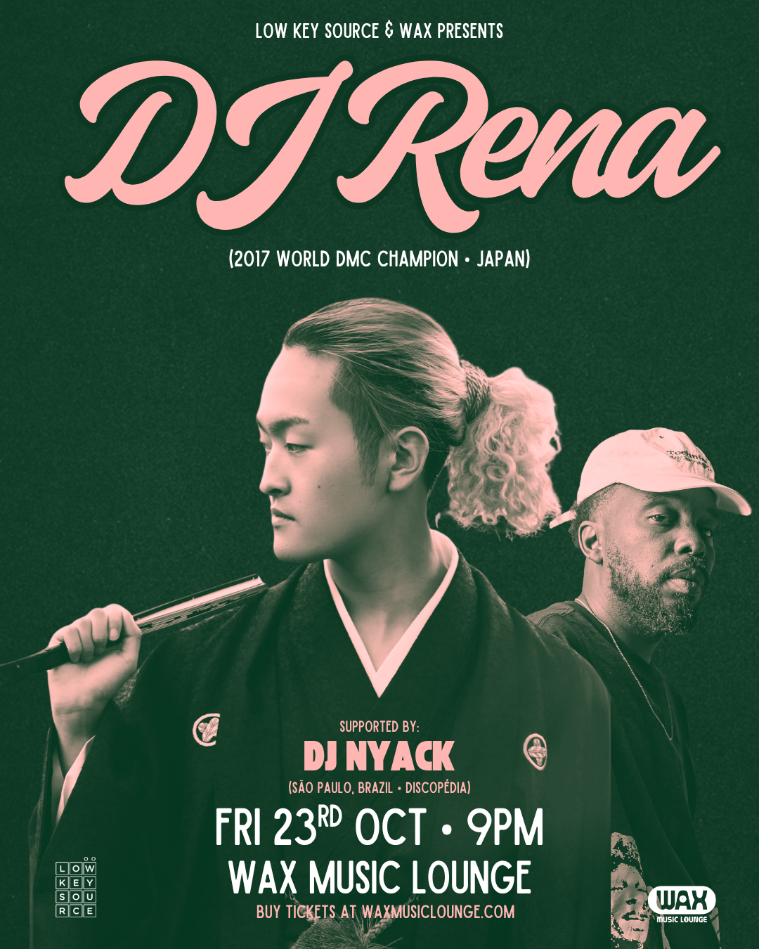 DJ RENA (Japan) + Dj Nyack (Brazil)