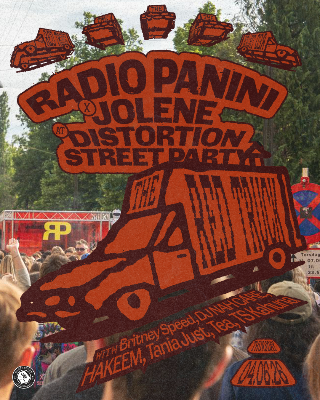 RADIO PANINI x Distortion Street Party: The Red Truck