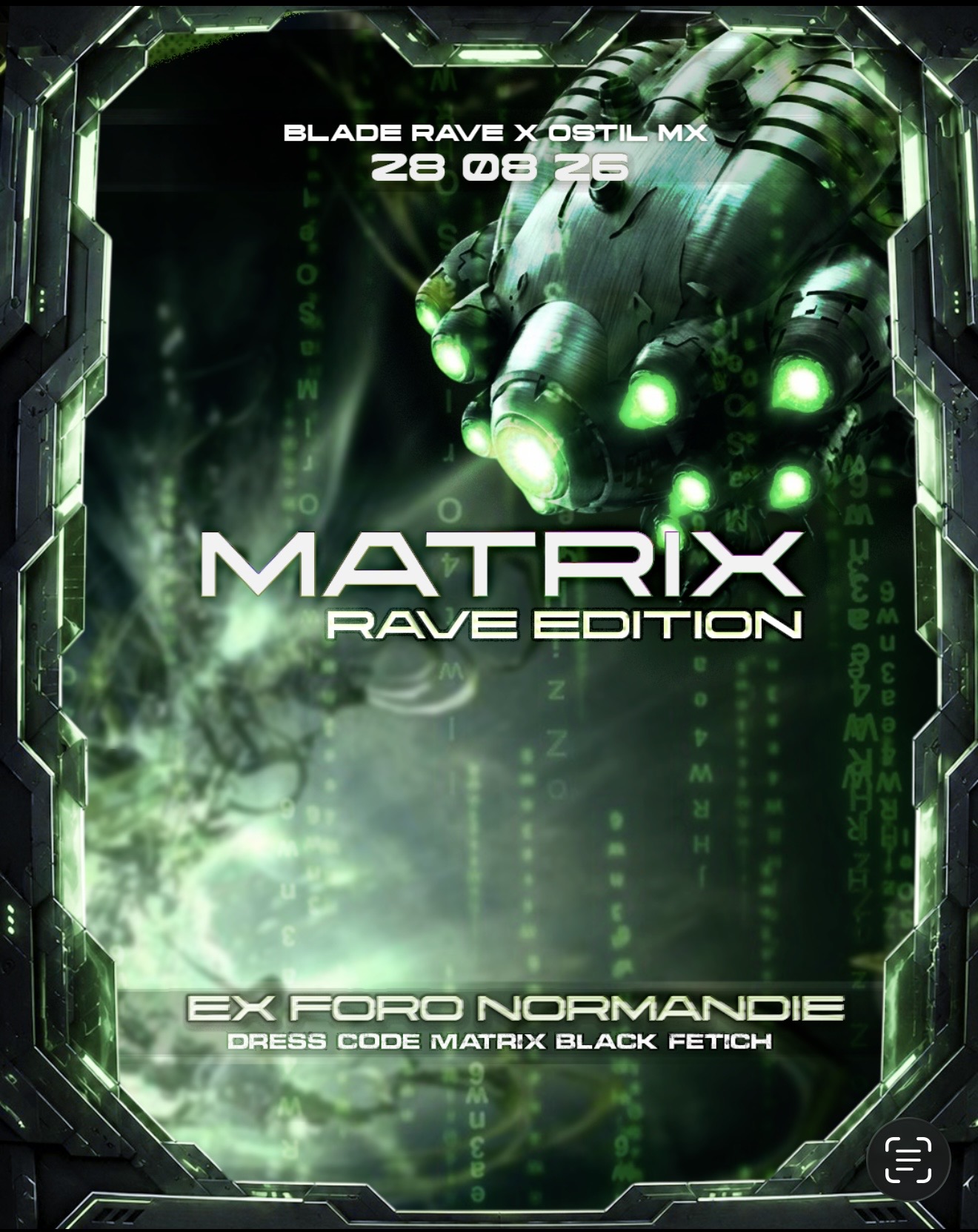 Flyer de MATRIX - Ostil & Blade Rave