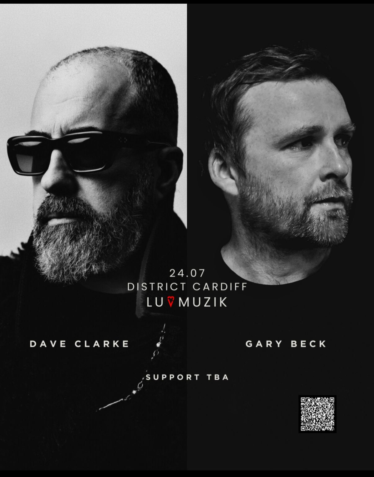 Luvmuzik presents Dave Clarke & Gary Beck